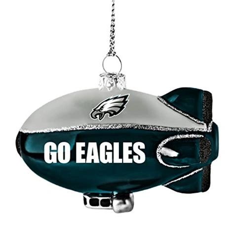 Philadelphia Eagles Glitter Blimp Tree Ornament