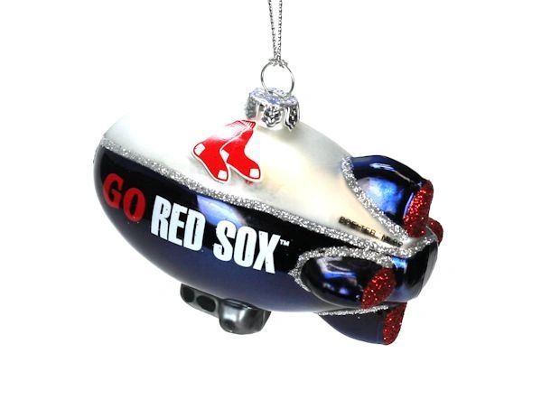 Boston Red Sox Glitter Blimp Tree Ornament