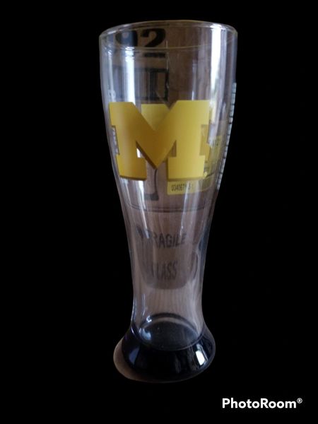 Michigan Wolverines Pilsner Glass Set of 2 - Elite 16oz