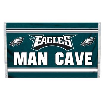Philadelphia Eagles "Man Cave" Banner Flag 3'x5' NFL Licensed