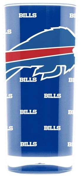 Buffalo Bills Acrylic Tumbler Cup 20oz. Square Insulated/Shatterproof NFL Licensed FREE SHIPPING