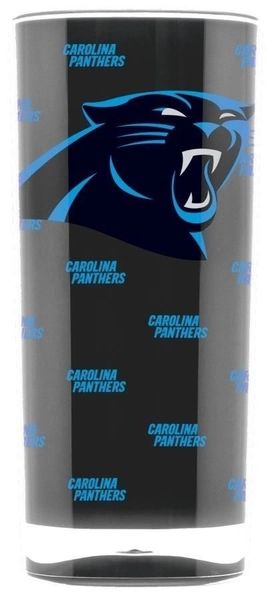 Carolina Panthers Square Tumbler Cup Insulated 20oz NFL