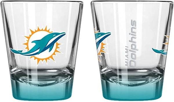 Miami Dolphins Elite Shot Glass 2oz. - NFL