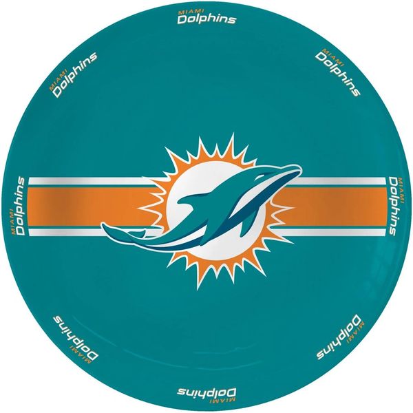 Miami Dolphins Team Logo Ceramic Serving Plates 11"