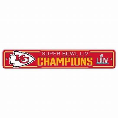 Kensas City Chiefs Super Bowl Champions Street Sign