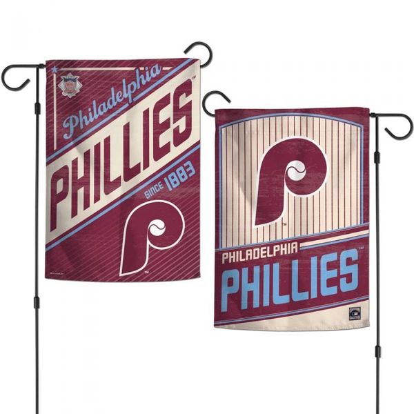 Philadelphia Phillies Retro Garden Flag, 2 Sided - 12" x 18"
