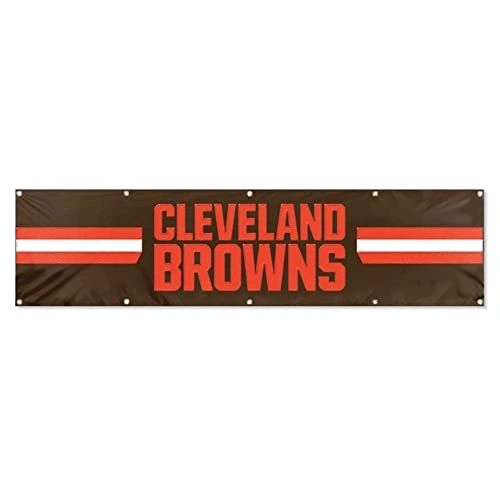 Cleveland Browns 2' x 8' Wall Banner Flag NFL Licensed