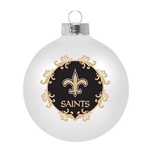 New Orleans Saints Shatterproof Christmas Ornament