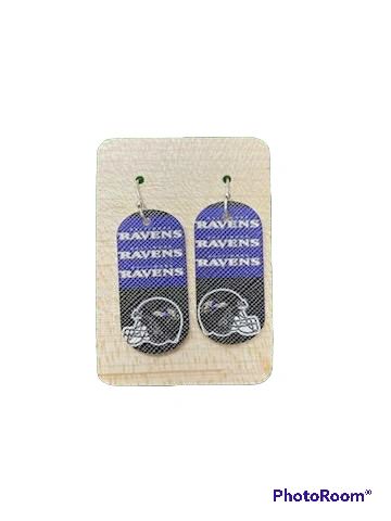 Baltimore Ravens Ladies Earrings