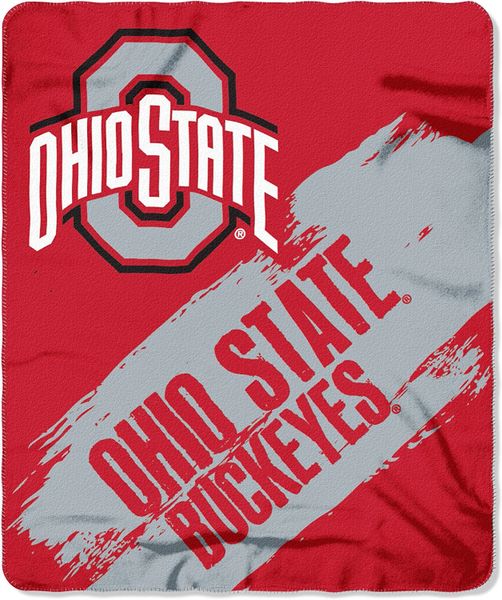 Ohio State Buckeyes Fleece Throw Blanket NCAA