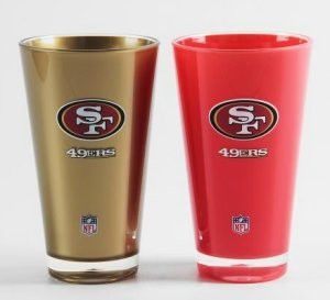 San Francisco 49ers Insulated Tumbler Cups 2 Pack On Field Colors NCAA Licensed