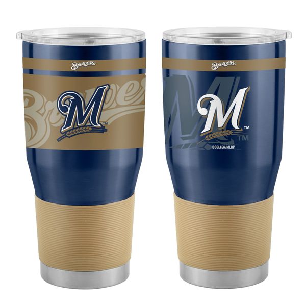 Milwaukee Brewers 30oz. Insulated Stainless Steel Twist Ultra Travel Tumbler