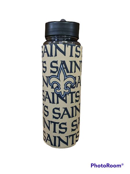 New Orleans Ssints Neoprene Water Bottle 25oz.