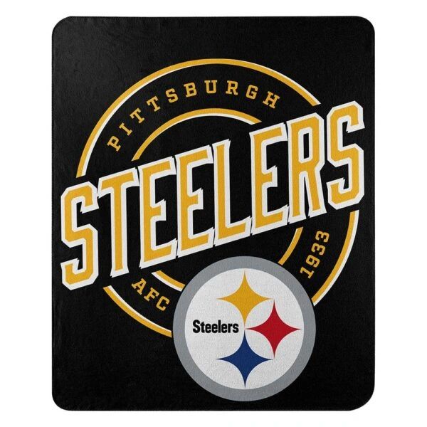 Pittsburgh Steelers Campaign Fleece Throw Blanket NFL