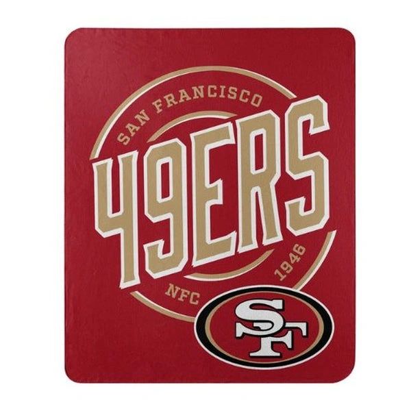 San Francisco 49ers Campaign Fleece Throw Blanket NFL
