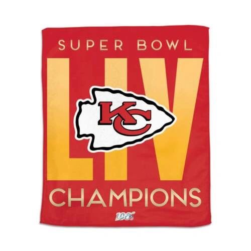 Kansas City Chiefs Super Bowl LIV Champions Rally Towels Embroiderd Towel
