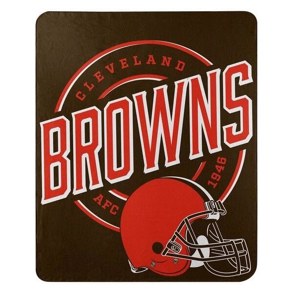 Cleveland Browns Campaign Fleece Throw Blanket NFL