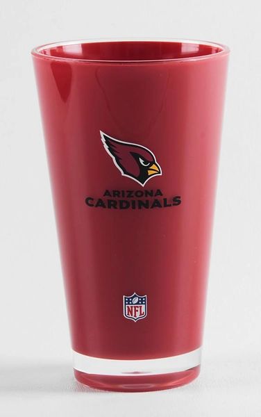 Arizona Cardinals Acrylic Round Tumbler Cup 20oz Insulated/Shatterproof NFL Licensed FREE SHIPPING