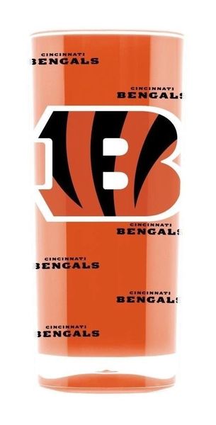 Cincinnati Bengals Acrylic Tumbler Cup 20oz. Square Insulated/Shatterproof NFL Licensed FREE SHIPPING