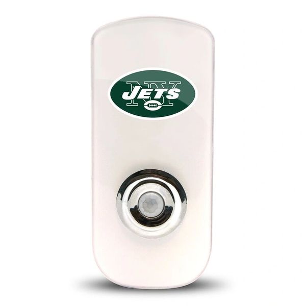 New York Jets Night Light LED Flash Lightw/ Built In Sensor NFL