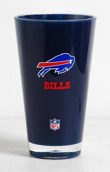 Buffalo Bills Acrylic Round Tumbler Cup 20oz. Insulated/Shatterproof NFL Licensed FREE SHIPPING
