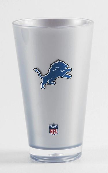 Detroit Lions Acrylic Round Tumbler Cup 20oz Insulated/Shatterproof NFL