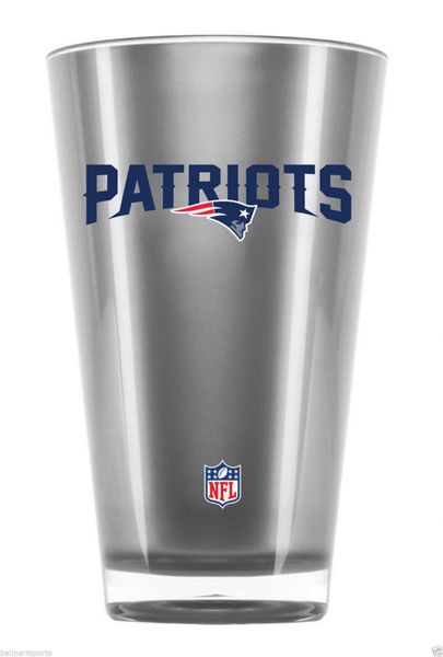 New England Patriots Round Tumbler Cup 20oz Insulated/Shatterproof NFL