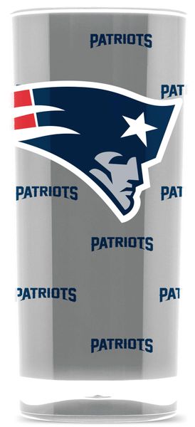 New England Patriots Square Tumbler Cup Insulated NFL Licensed