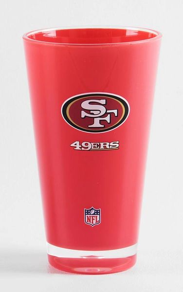 San Francisco 49ersTumbler Cup 20oz Round Insulated/Shatterproof NFL