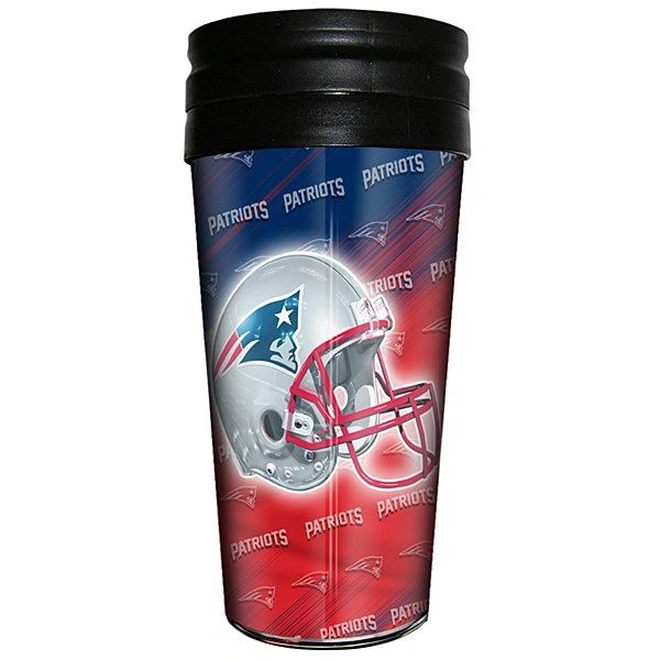 New England Patriots Travel Tumbler Coffee Mug Cup NFL