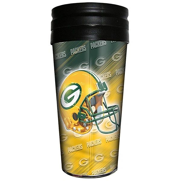 Green Bay Packers Travel Tumbler Coffee Mug Cup NFL