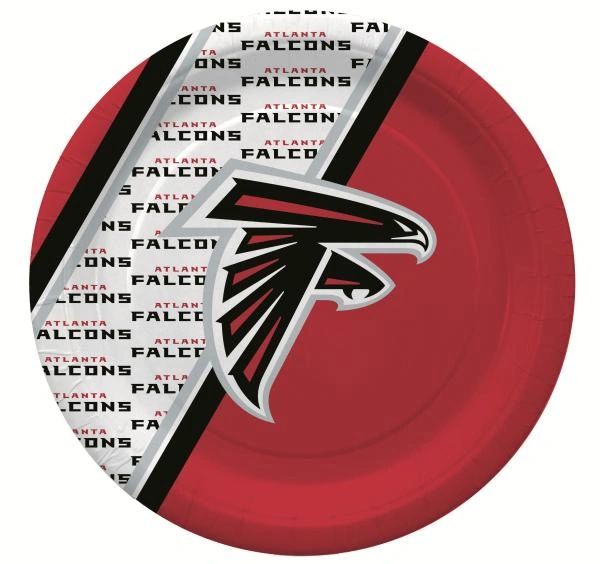 Atlanta Falcons 10" Disposable Paper Plates 20 Count Partyware