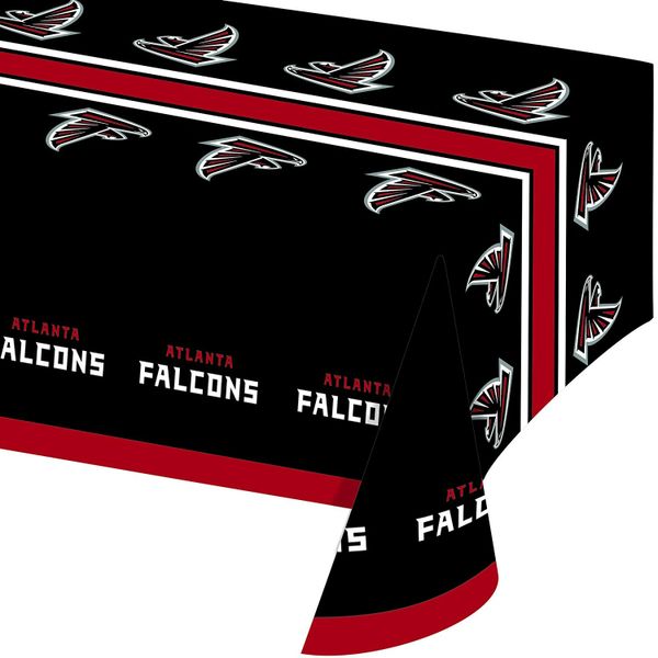Atlanta Falcons Tablecloth Table Cover By Creative Converting