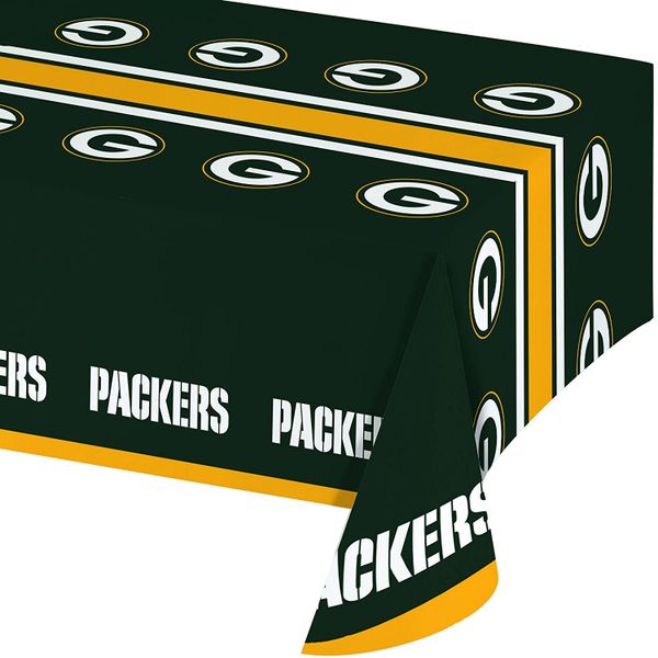Green Bay Packers Tablecloth Table Cover By Creative Converting