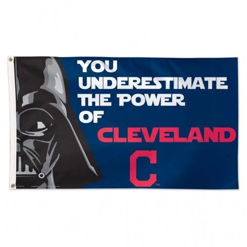 Cleveland Indians Star Wars Wall Banner Flag 3' x 5' MLB Licensed