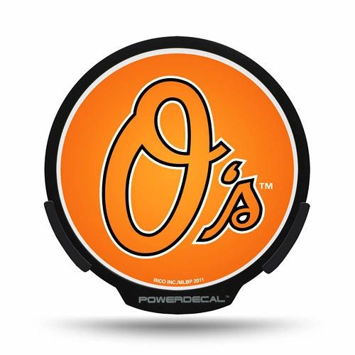 Baltimore Orioles LED Window Decal Light Up Logo Powerdecal
