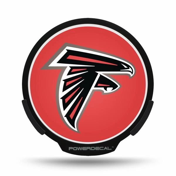 Atlanta Falcons LED Window Decal Light Up Logo Powerdecal NFL