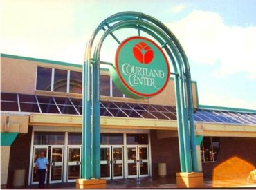 Courtland center
sign