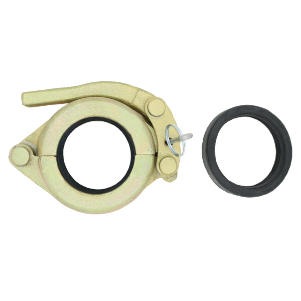 1.5" Victaulic Clamp with Grooved Gasket