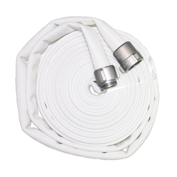 Fabric Fire Hydrant Hose White