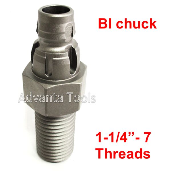 6 Slot Convert Hilti BI Chuck to 1-1/4”-7 Male Thread 5pk Core Drill Adapter 