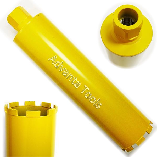 41/4” Diamond Core Bit for Wet Drilling Heavy Reinforced Concrete with