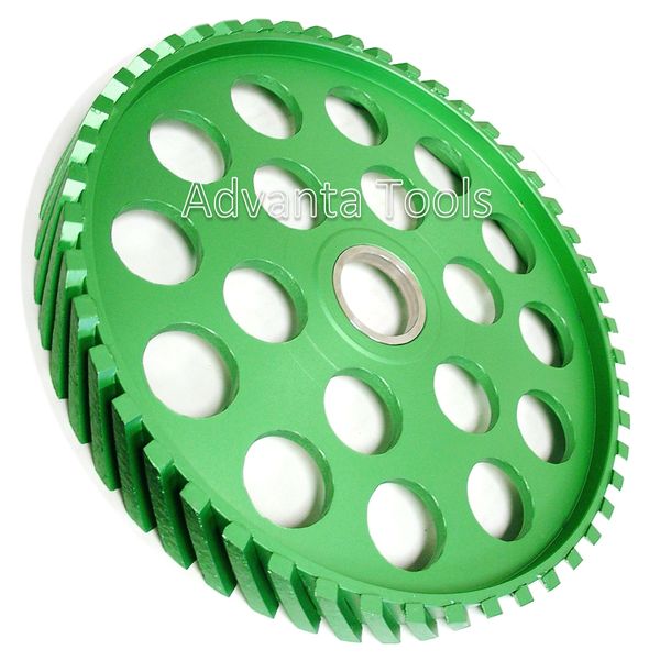 16” Premium Diamond Milling Wheel for Bridge Saws, 15/8” Wide Segments