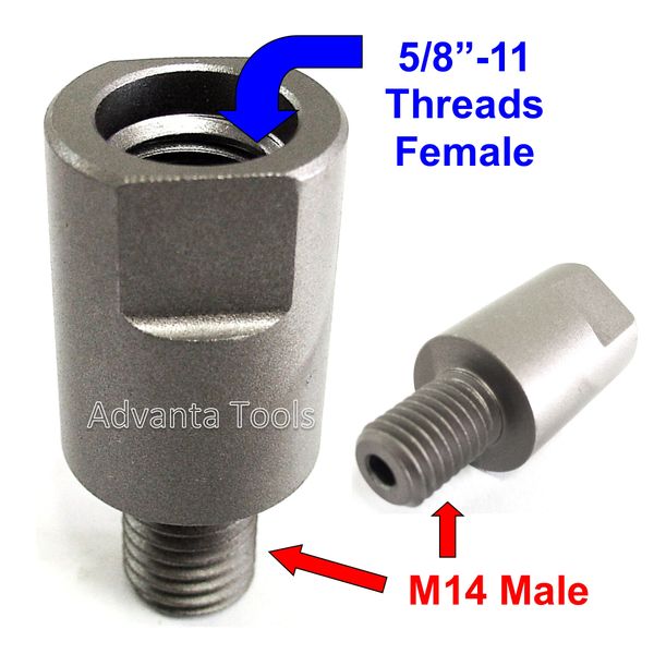 Stadea ADC102K Adapter 5/8" 11 Female to M14 Male with Water Hole 