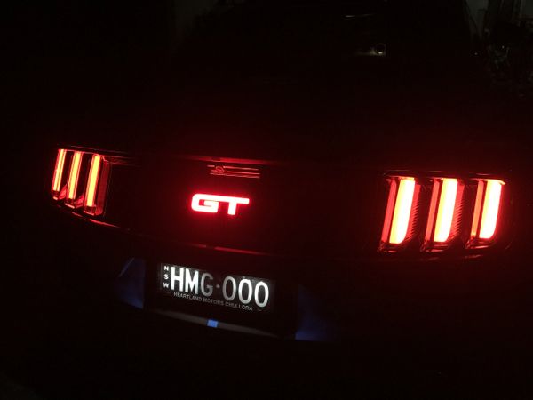 Mustang Illuminated Gt Badge X Lume Illuminated Car Products