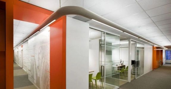 Suspended Ceilings Office Refurbishment Interiors Partition Wall Aluminium Partitioning 