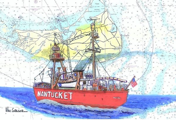 Nantucket Lightship (WLV-613) On Station, 1975 - 1/72 Scratchbuilding -  iModeler