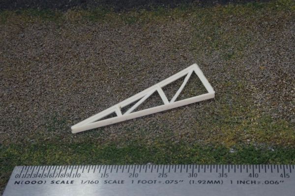 N Scale Steel Trusses, 28' Mono