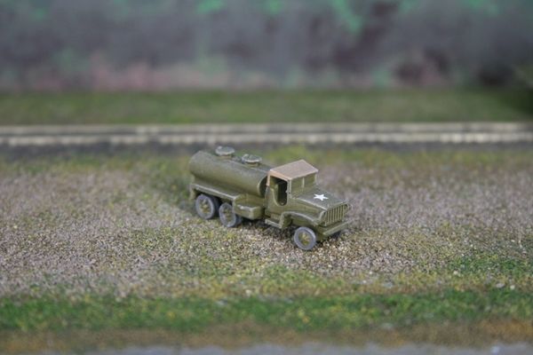 US Army Chevrolet 2 1/2 Ton Water Tank Truck, Canvas Top Cab