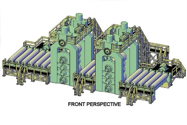 Complete Mesta 4 High Rolling Mill - Line #4